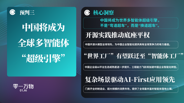 米乐m6：2026“企业多智能体元年”来临零一万物发布行业六大关键预判(图3)