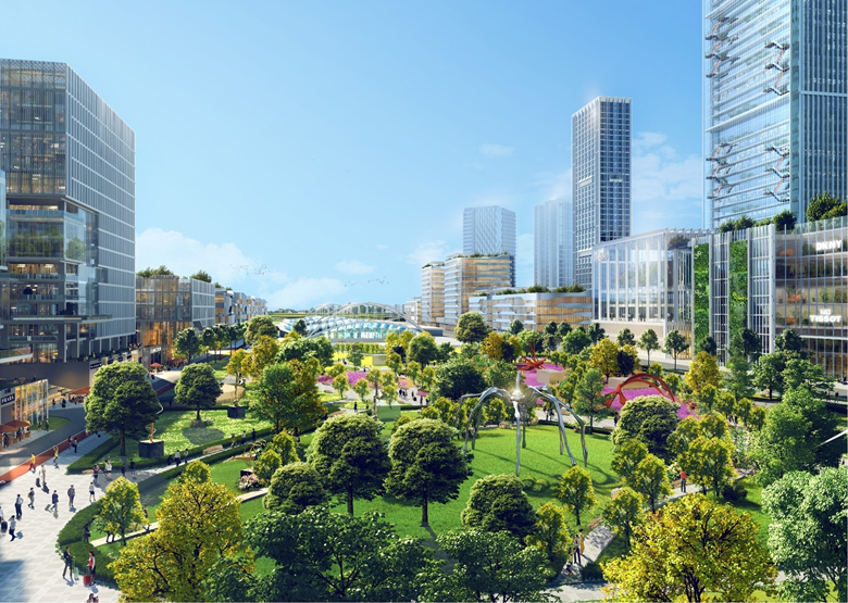 濱水空間串聯社區微花園北京通州站周邊建綠色示范片區(图4)